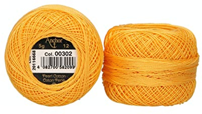 Anchor Perlgarn 12, 4596012-00302, Farbe:302, Stickgarne