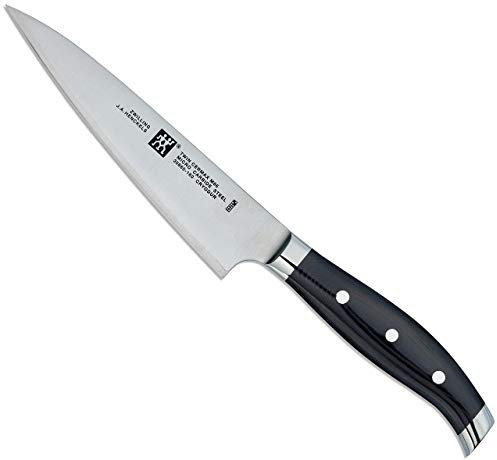 Zwilling 30860160 Twin Cermax Fleischmesser, Pulverstahl, Micarta, genietet, 160 mm, schwarz