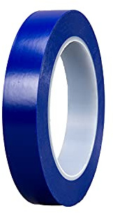 3M 471 Hochwertiges Weich-PVC-Klebeband, 12.7 mm x 32.9 m, Blau (1-er Pack)