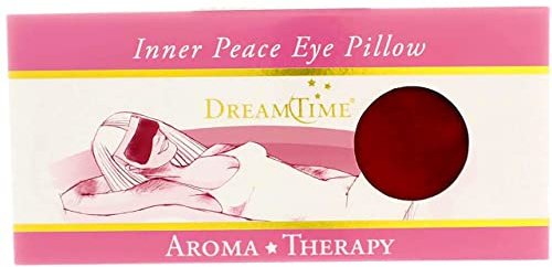 DreamTime Inner Peace Eye Pillow, Cranberry Velvet