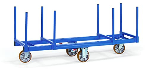Fetra Langmaterial-Wagen 1200 kg, mit Rungen 500 mm lang