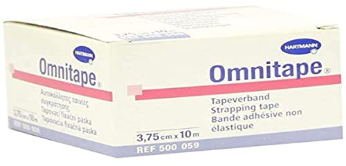 HARTMANN 5000592 Omnitape Stark Klebendes Pflaster Band, 10m x 3.75cm