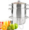 Arebos Steel Steam Juice Extractor | Juicer | 15L | Ø 26cm | for all types of hobs