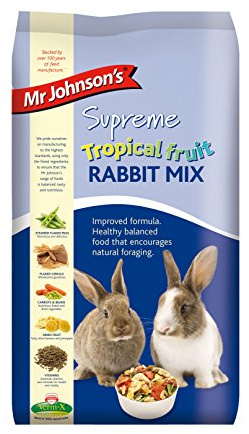 Mr Johnson's Supreme Rabbit Tropical Fruit Mix 2.25kg (Pack of 4)