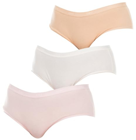DIM Boxer Femme x3 | Les Pockets Ecodim Toucher Doux | Coton Stretch | Finitions Extra Plates | Confort Quotidien | Multicolore