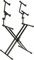 Quik Lok QL/623 Double Braced Triple Tier Keyboard Stand - Black