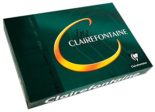 C by Clairefontaine Strahlendweiß Gerippt 100g/m² DIN-A4 - Wasserzeichenpapier 250 Blatt