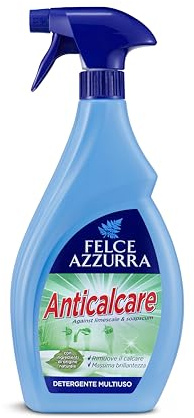 Felce Azzurra - Detergente Bagno Anticalcare Spray Profumato Classico Multiuso per Pulizia Casa delle Superfici Bagno, Massima Brillantezza Rimuovi Calcare con Ingredienti di Origine Naturale, 750 ml