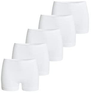 con-ta Conta Pagenschlüpfer, Damenbekleidung, Slip für optimale Bequemlichkeit,Pants aus 100% Baumwolle, weiß | 5er Pack, Gr.: 46/XXL