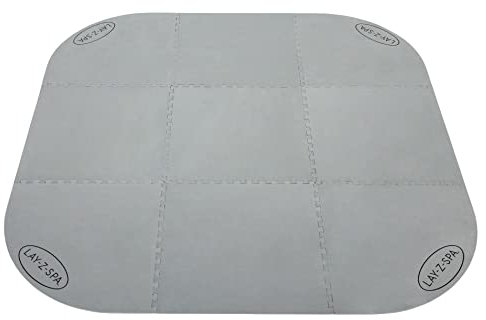 Lay-Z-Spa Round Floor Protector, 10 Piece Hot Tub Mat, Spa Accessory (Fits most models) Grey, 2.1m Diameter