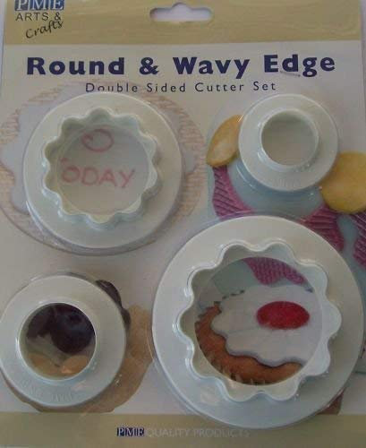 PME 4 Pce Round & Wavy Double Sided Cutter Set