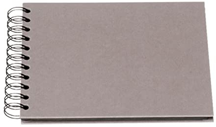 Rössler SOHO mini Fotoalbum zum Einkleben | Fotoalbum schwarze Seiten | Fotoalbum zum selbstgestalten | Photo Album | Fotoalbum klein | 195x145mm | 1 Stück | Farbe: Grau | Taupe | Kompaktes Fotobuch zum Einkleben mit schwarzen Seiten für Bilder, Reisen und Erinnerungen
