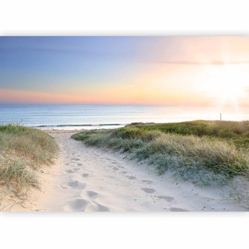 Papier peint murando intissé 350x256 cm Décoration Murale XXL Poster Tableaux Muraux Tapisserie Photo Trompe l'oeil nature plage lac ciel paysage c-A-0043-a-a