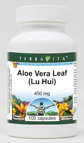 Aloe Vera Leaf (Lu Hui) - 450 mg (100 Capsules, ZIN: 511881)