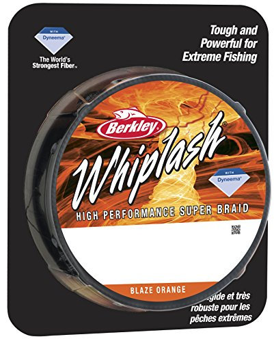 Berkley Whiplash Orange 10m 0,16mm 19,80kg Geflochtene Schnur Angelsehne Angelschnur Braid Line