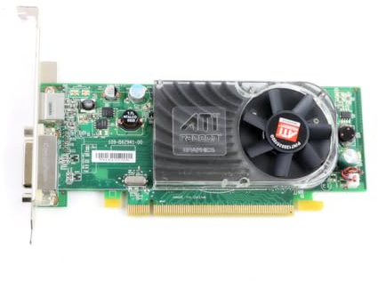 ATI Radeon HD 3450 256MB DDR2 PCI Express (PCI-E) DMS-59 Video Card w/TV-Out & DMS-59 to Dual DVI-I Cable