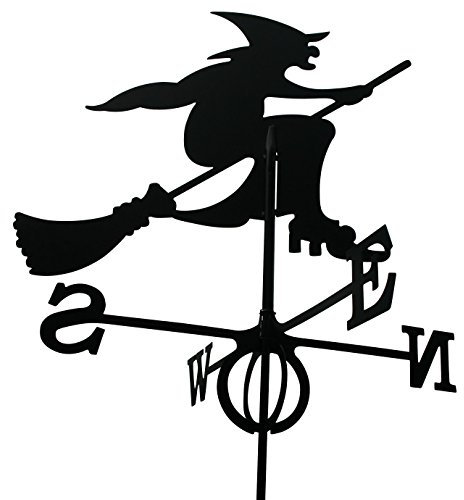 Girouette sorcière en fer forgé grand modèle