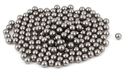 sourcing map Stahlkugeln Für Fahrrad Wälzlagerkugeln, 6mm, 180 Stück | 6mm Durchmesser, 168g Gewicht, Für Kugellager, Hochpräzise