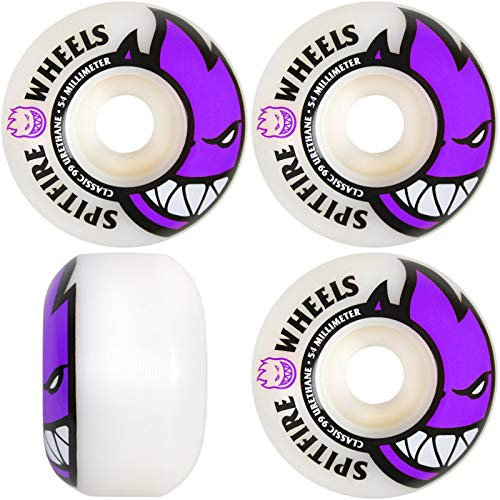 Spitfire Wheels Spitfire Skateboard-Rollen Bighead weiß/violett 54 MM