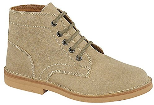 Roamers M468TS Mens Desert Boots Dark Taupe