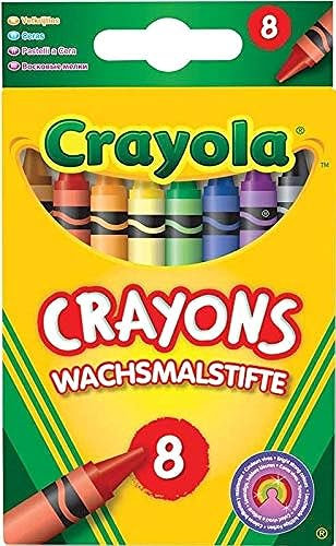 Crayola 8 Wachsmalstifte. 4 Packungen