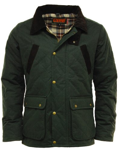 Game Technical Apparel Mens Oxford British Made Tartan Lined Padded Jacket