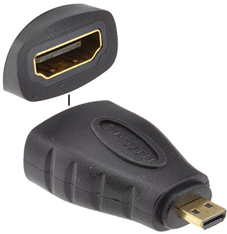 kenable HDMI Female Socket to Micro HDMI Male Plug Adapter for HDMI Cables