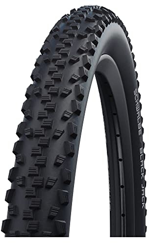 Schwalbe Black Jack 26 x 1,90 Reifen mit Draht, 605 g (47-559), Schwarz