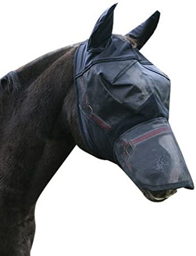 Covalliero Máscara antimoscas Poni, Incl. Protector para el Dorso de la Nariz y Orejeras