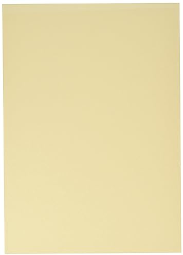 folia 614/50 08 - Fotokarton DIN A4, 300 g/qm, 50 Blatt, beige - zum Basteln und kreativen Gestalten von Karten, Fensterbildern und für Scrapbooking