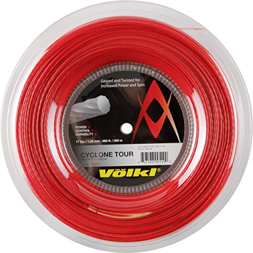 Volkl Cyclone Tour 16G/1.30MM Red Reel Tennis String