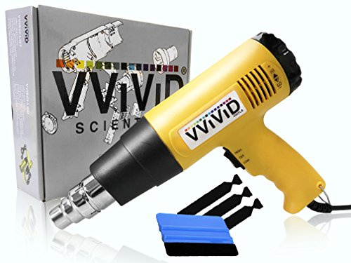 VViViD Professional Heat Gun Automotive Vinyl Wrap Tool Including Precision Nozzle and 3M Toolkit (Incl. Nozzle & 3M Toolkit)