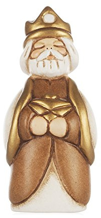 THUN - Rey Magio Gaspar con Mirra - Versión Blanca - Figuras Belén Clásico - Cerámica - Los Clásicos
