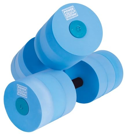 Power Systems Water Dumbbells, Heavy Resistance, Pair, Blue (86570)…