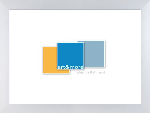 Bilderrahmen in Silber, Alurahmen für A3, Aluminiumrahmen Silber matt für 29,7 x 42 cm – Antireflex
