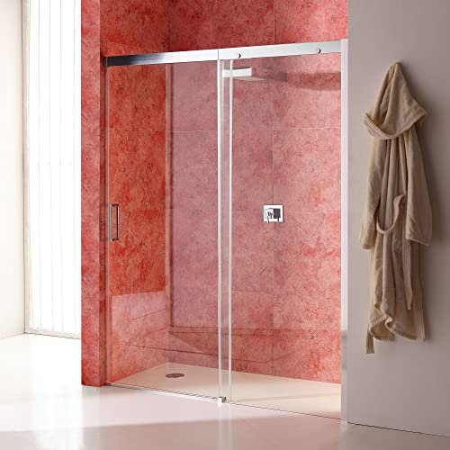 Kiamami Valentina Puerta nicho 140 cm con Lado Fijo Derecho Cristal Transparente | Dream