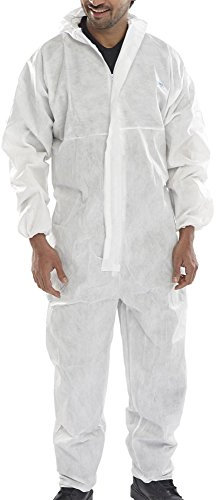 DISPOSABLE BOILERSUIT TYP 5/6 WHITE XXXL