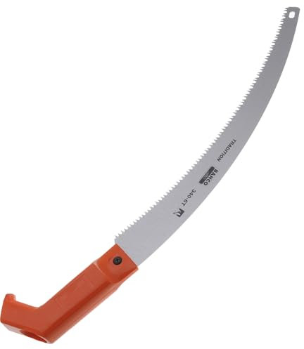 Bahco 340-6T Pruning Saw with Plastic Handle, Silver/Orange