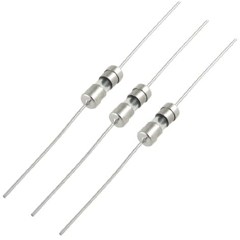 sourcing map 10 Stück 2A Glassicherung, 3.6x10mm Feinsicherungen Schnellwirkende 250V Sicherung