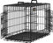 Feandrea Jaula para Perros Plegable con 2 Puertas, Bandeja Extraíble, 77,5 x 48,5 x 55,5 cm, M, Negro PPD30H