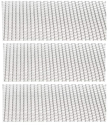 SOFIALXC 304 Plaque De Grillage Métallique en Acier Inoxydable10 Mesh en Acier Inoxydable Tissé Jardin Clôture Grillagée, Feuille en Métal Mesh 2.17mm Trou-20x100cm/7.87x39.4inch 5pcs