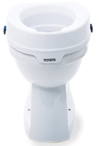 Toilettensitzerhöhung Plus ohne Deckel besonders niedrig, Höhe 7 cm