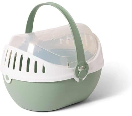 Nobby Transportbox ELMO, Nager, mittel, botanikgrün, 30,5 x 24,5 x 20,5 cm