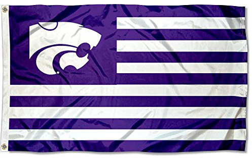 Kansas State Wildcats Stars and Stripes Nation Flag
