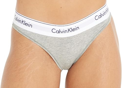 Calvin Klein Slip Taglio Bikini Donna Intimo, Grigio (Grey Heather), S