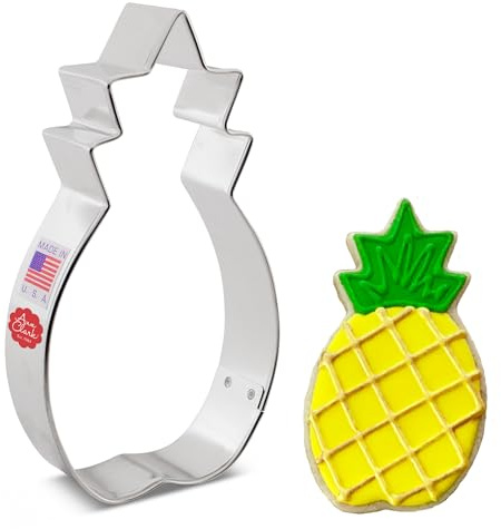 Ann Clark Pineapple Fruit Cookie Cutter, Extra Large 5” Made in USA