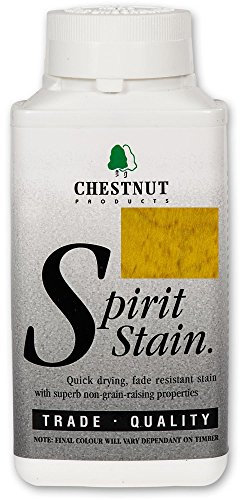CHESTNUT PRODUCTS SSYEL500 Wood Spirit Stain Yellow, 500ml