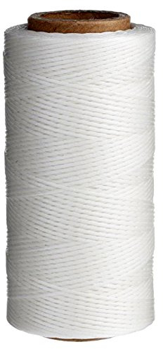 Hilo Encerado de Poliester para Coser Cuero Bobina de 260 m especial Guarnicionero Color Blanco 4357blanco
