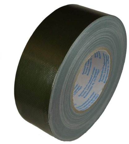Priotec® BW Panzerband Bronzegrün (Oliv) 50mm x 50m RAL 6031 – Gewebeklebeband mit Kerndruck, VersNr: 7510121400045, TL7510-0023