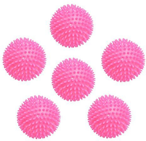Enjoy Fit Igelball Fitness Massageball Noppenball 9 cm 6 set rosa